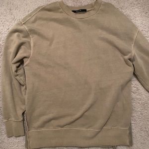 Ksubi tan crewneck sweatshirt